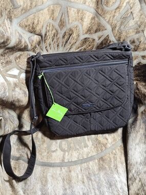 Vera Bradley Double Zip Mailbag In Expresso